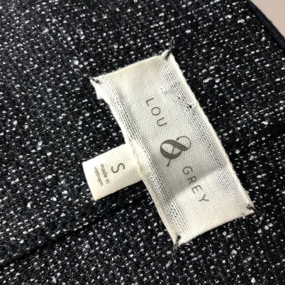 Lou & Grey Women's Long Sleeve V Neck Knit Shift Dress Solid Gray Size Small - Picture 4 of 5